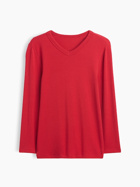 Modern High V-Neck T-Shirt