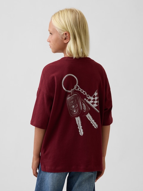 Kids Heavyweight Oversized Graphic T-Shirt