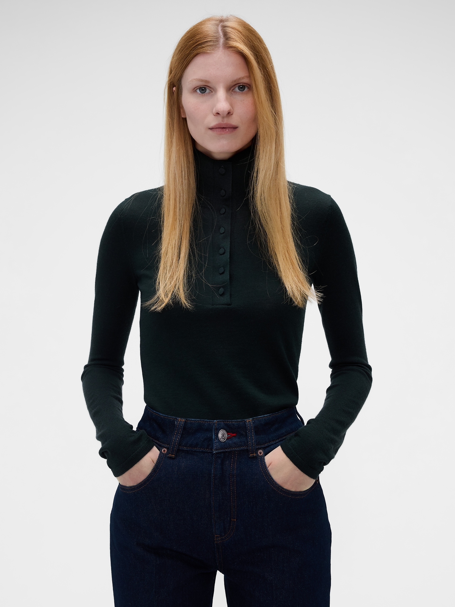 Gap × Victoria Beckham Merino Turtleneck Sweater