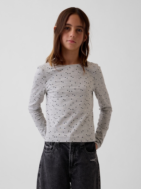 Kids Scoop-Back Fitted T-Shirt