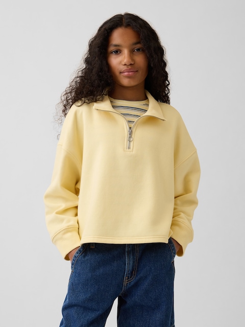 Kids VintageSoft Oversized Quarter-Zip Pullover