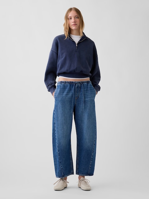 Mid Rise UltraSoft Easy Barrel Jeans