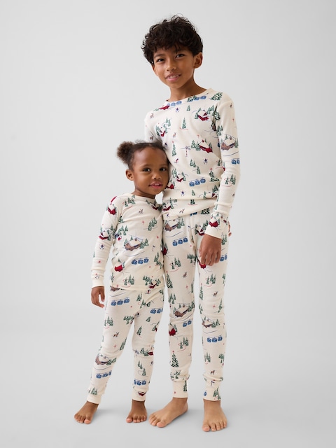 Kids & Baby Organic Brushed Cotton PJ Set