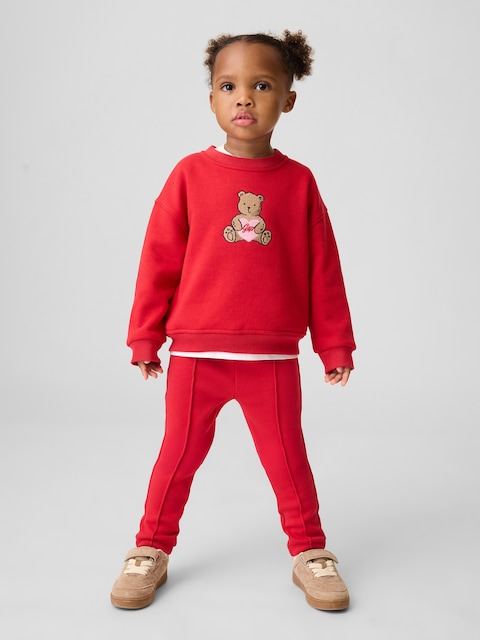 Baby & Toddler Sherpa-Lined Pintuck Leggings