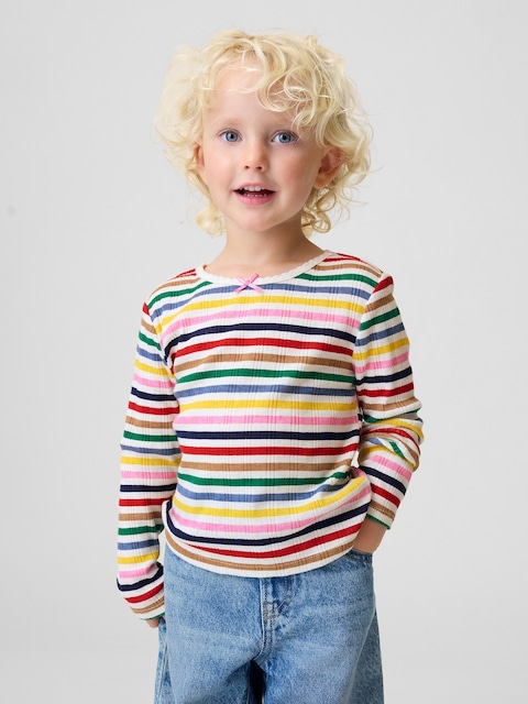 Baby & Toddler Pointelle Rib T-Shirt