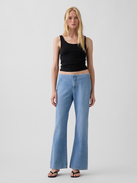 Low Rise UltraSoft Waistless Flare Jeans