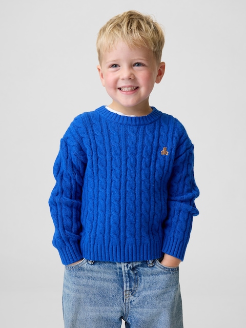 Baby & Toddler CashSoft Cable-Knit Sweater