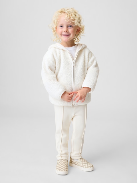 Baby & Toddler Sherpa-Lined Pintuck Leggings