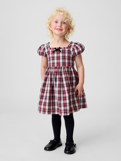 Baby & Toddler Poplin Plaid Dress