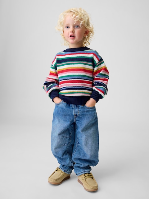 Baby & Toddler Cozy-Lined Horseshoe Jeans