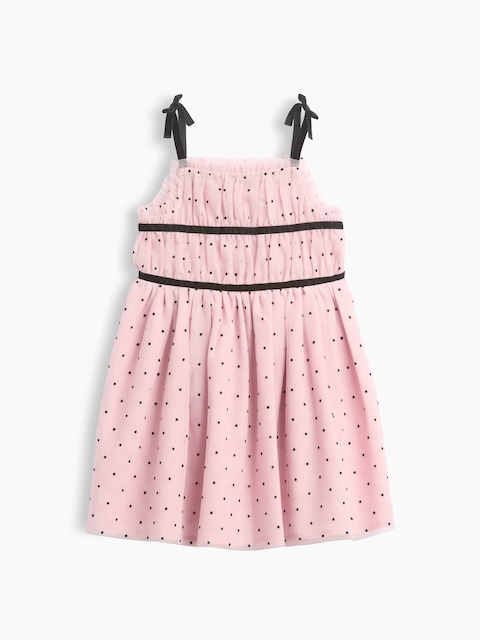 Baby & Toddler Bow-Strap Tulle Dress