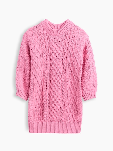 Baby & Toddler Cable-Knit Sweater Dress