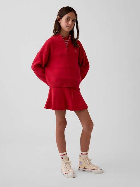 Kids CashSoft Sweater Skort